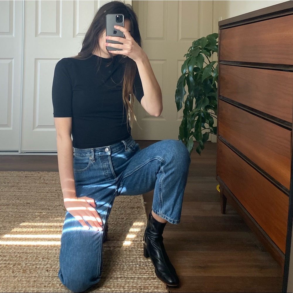 Monki mockneck top